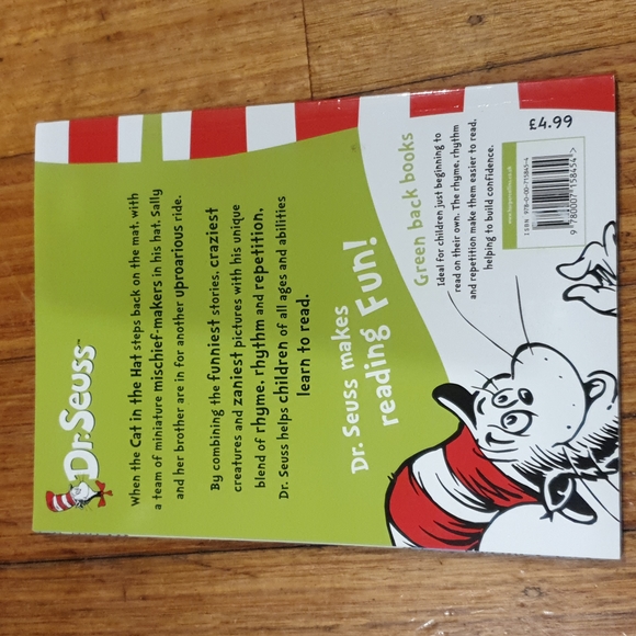 The Cat In The Hat Comes Back by Dr Seuss Childrens Book - Picture 2 of 2